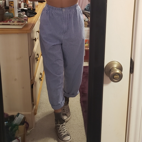 Vintage Checkerbox High Waisted Pants - Picture 4 of 16